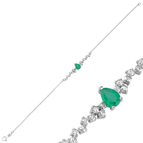 Pırlanta Renkli Taşlı Bileklikler