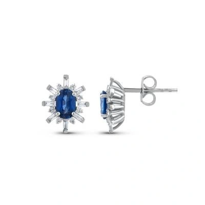 Pırlanta Renkli Taşlı Küpeler